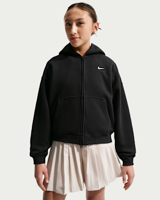 Nike Sportswear Studio Fleece Big Kids' (Girls') Oversized Full